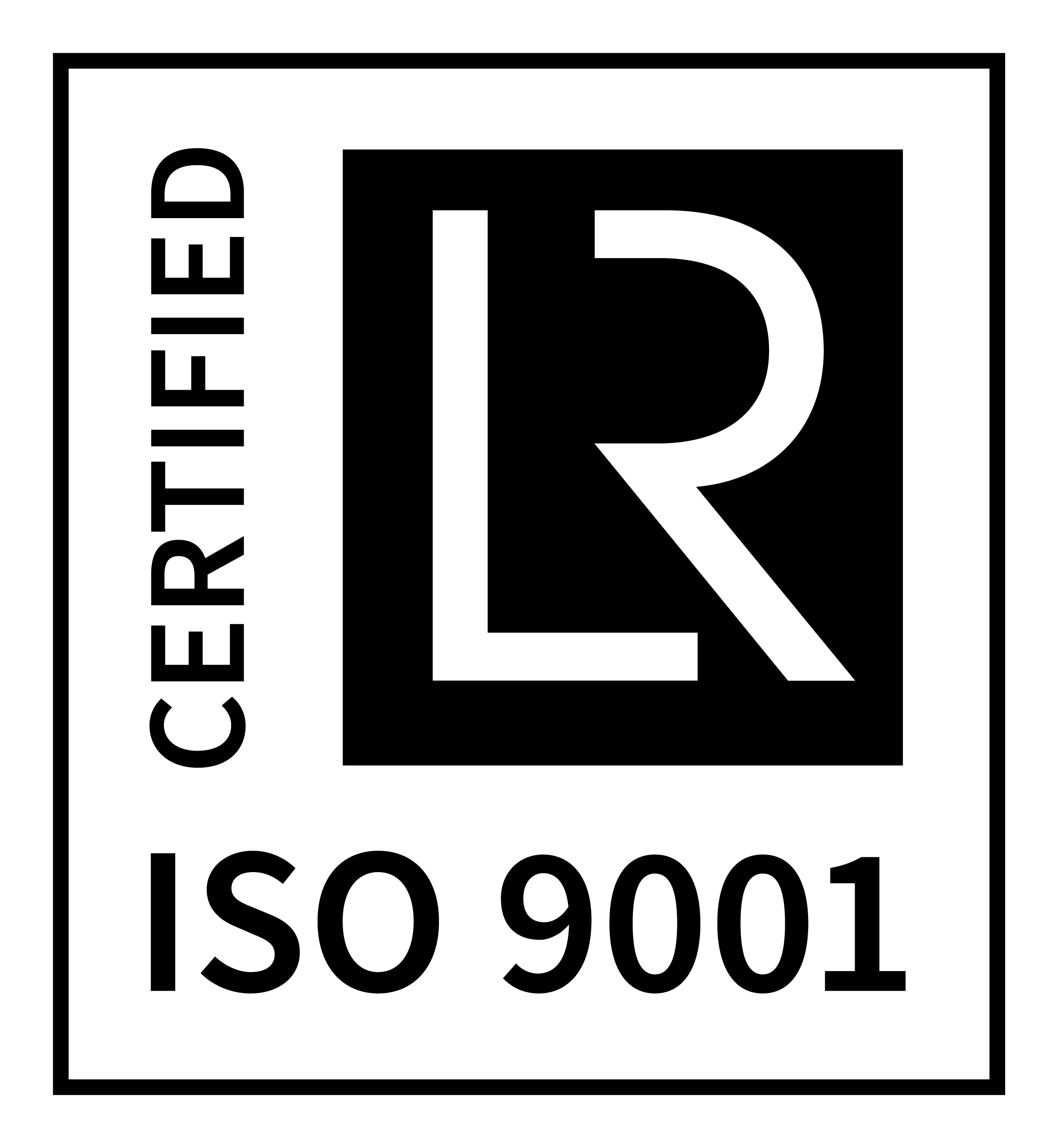 Sistema de Calidad 9001:2015 certificado por Lloyd's Register